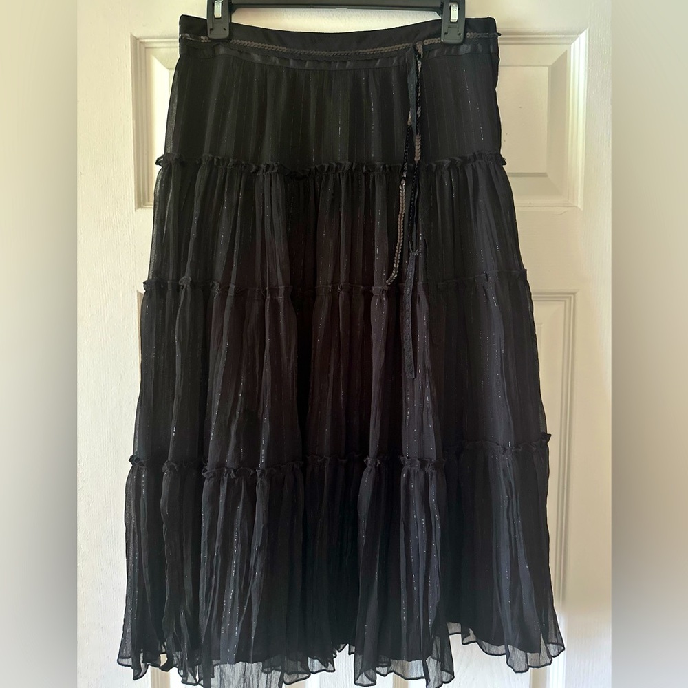 H&M-Womens Long Skirt 
A Line Layered